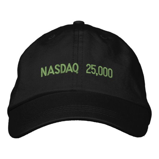 NASDAQ 25000 Stock Market Celebration Bestickte Baseballkappe (Vorderseite)
