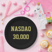 NASDAQ 30000 Börsenfeier Pappteller (Party)