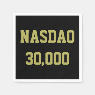 NASDAQ 30000 Börsenfeier Serviette