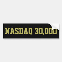 NASDAQ 30000 Stock Market Celebration Autoaufkleber