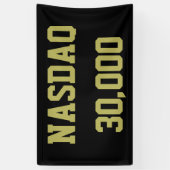 NASDAQ 30000 Stock Market Celebration Banner (Vertikal)