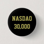 NASDAQ 30000 Stock Market Celebration Button (Vorderseite)