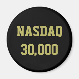 NASDAQ 30000 Stock Market Celebration Magnet