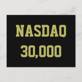 NASDAQ 30000 Stock Market Celebration Postkarte