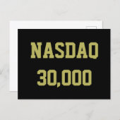 NASDAQ 30000 Stock Market Celebration Postkarte (Vorne/Hinten)