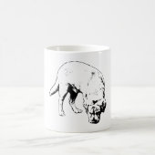 Nase am Boden Kaffeetasse (Mittel)