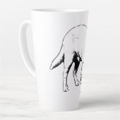 Nase am Boden Milchtasse (Linke Ecke)