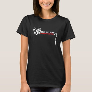 Nase an Schwanz Fleisch aus Fleischfressen T-Shirt
