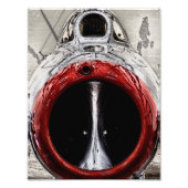 Nase des Flugzeug Fotodruck (Vorne)