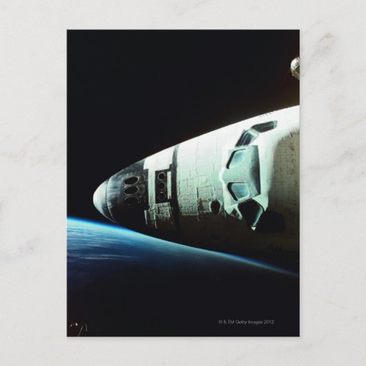 Nase eines Raumschiffs Postkarte (Vorderseite)