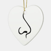 Nase Keramikornament (Links)