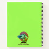 Nase lustiger Cartoon Notizblock (Rückseite)