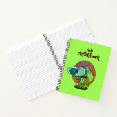 Nase lustiger Cartoon Notizblock (Innenseite)