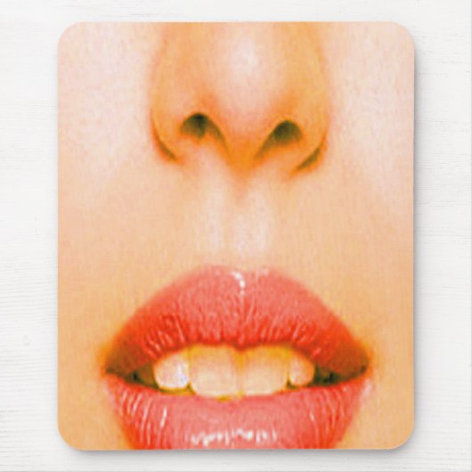 Nase und Mund Mousepad (Vorne)