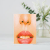 Nase und Mund Postkarte (Stehend Vorderseite)