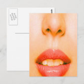Nase und Mund Postkarte (Vorne/Hinten)