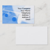 Nase und Wind eines Flugzeuges Visitenkarte (Vorne/Hinten)