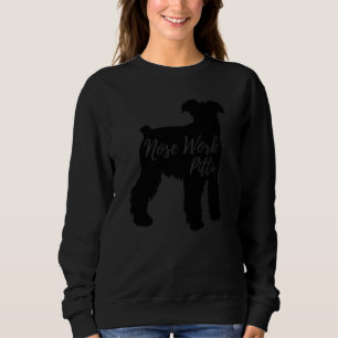 Nase Work Pittie Terrier Dog Silhouette Sweatshirt