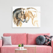 Nase zu Nase Leinwanddruck (Insitu (Wohnzimmer))