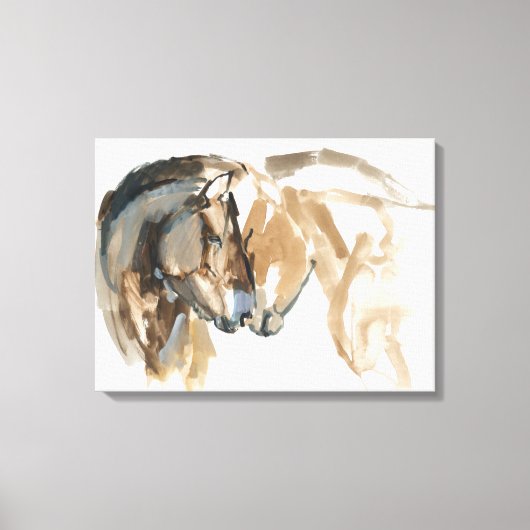 Nase zu Nase Leinwanddruck (Vorderseite)