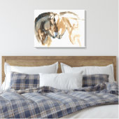 Nase zu Nase Leinwanddruck (Insitu (Schlafzimmer))