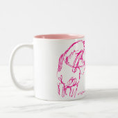 Nase, zum der Tasse zu riechen (Links)