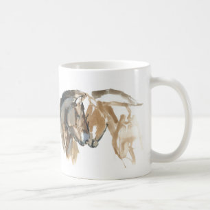 Nase zum zu riechen kaffeetasse