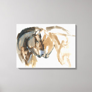 Nase zum zu riechen leinwanddruck