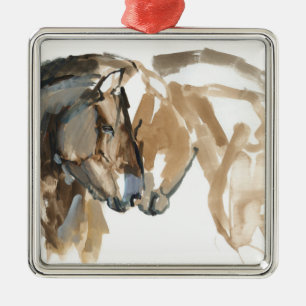Nase zum zu riechen ornament aus metall