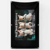 Nasen-Arbeits-Etikette Banner (Vertikal)