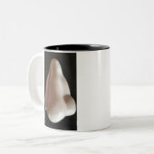 NASEN-KAFFEE-TASSE ZWEIFARBIGE TASSE (Vorderseite Links)