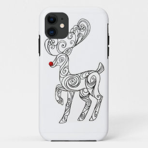 Nasen-Ren-Telefon-Kasten Rudolf roter Case-Mate iPhone Hülle