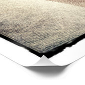 Nasenkeule mit einem Raster Poster (Ecke)