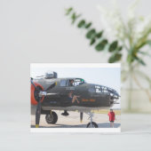 Nasenkunst 'zeigen' postkarte (Stehend Vorderseite)