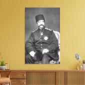 Naser al-Din Shah Qajar von Persia Leinwanddruck (Insitu (Wohnzimmer))