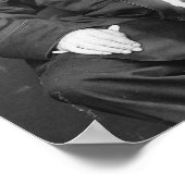 Naser al-Din Shah Qajar von Persia Poster (Ecke)