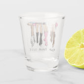 Nash Bash Bachelorette Fashion Cowboy Boots Jahr Schnapsglas (Rückseite)