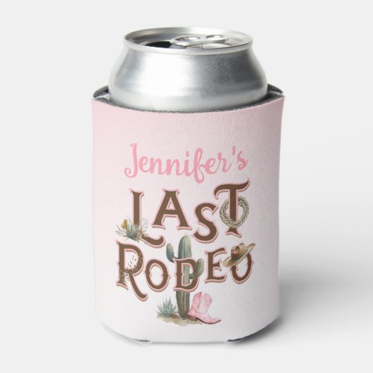 Nash Bash Last Rodeo Bachelorette Dosenkühler (Kanne Vorderseite)