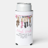 Nash Bash Nashville Bachelorette Fashion Custom Selters Dosenkühler (Seltzer Vorderseite)
