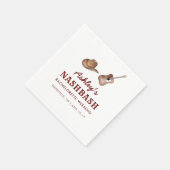 Nash Bash Nashville Junggeselinnen-Abschied Weeken Serviette (Ecke)