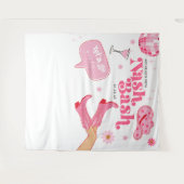 Nash Bash Rodeo Junggeselinnen-Abschied Wandteppich (Vorderseite (Horizontal))