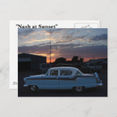 Nash bei Sunset Postkarte (Vorne/Hinten)