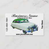 Nash Botschafter 1950 antikes Auto Visitenkarte (Vorderseite)