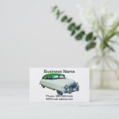 Nash Botschafter 1950 antikes Auto Visitenkarte (Stehend Vorderseite)