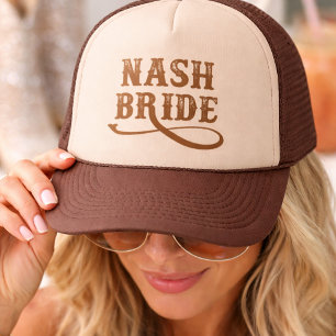 Nash Bride Trucker Hut Nashville Junggesellinnen Truckerkappe