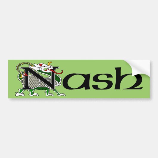 Nash Celtic Dragon Autoaufkleber (Vorne)