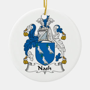 Nash Familienwappen Keramik Ornament