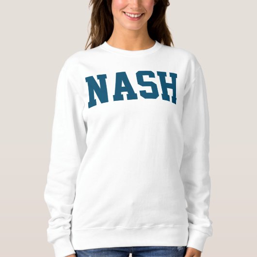 Nash - grau sweatshirt (Vorderseite)