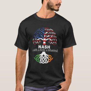 Nash irischer Familienname keltische irische Wurze T-Shirt