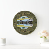 Nash Metropolitan Wall Clock Große Wanduhr (Zuhause)